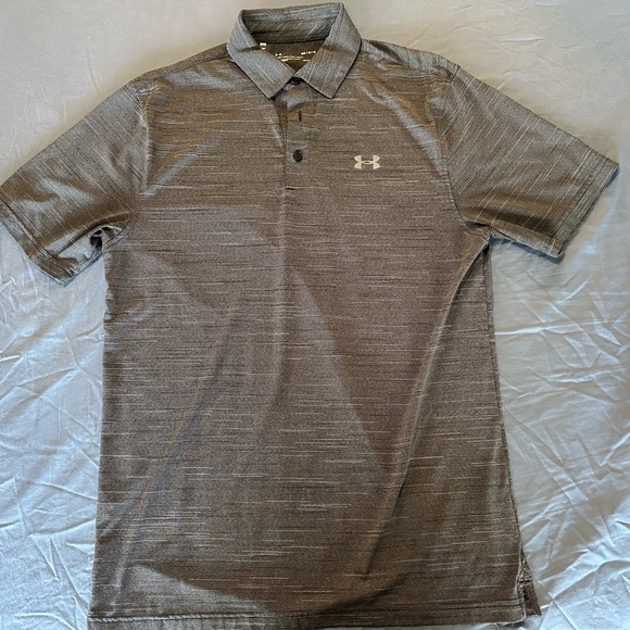 Under Armour Other - Under Armour Men's Gray Golf Polo Shirt